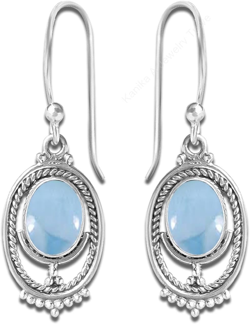Valentine Day Gift 925 Sterling Silver Drop Dangle Ellipse Dangle Earrings Gift Daughter Bridesmaid Bohemian Jewelry Art & Deco Engagement Women's Jewelry Boho