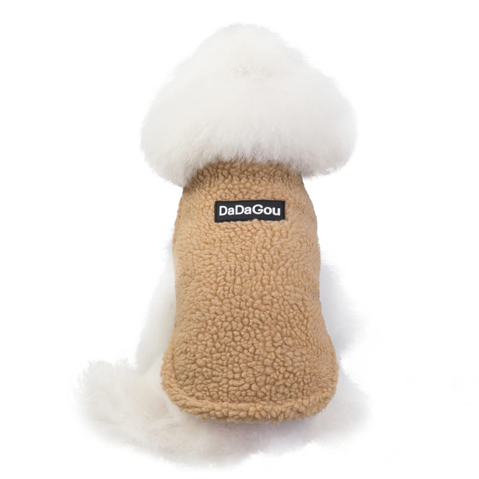 Pull chaud en agneau pour chien pour les balades d'automne et d'hiver glaciales