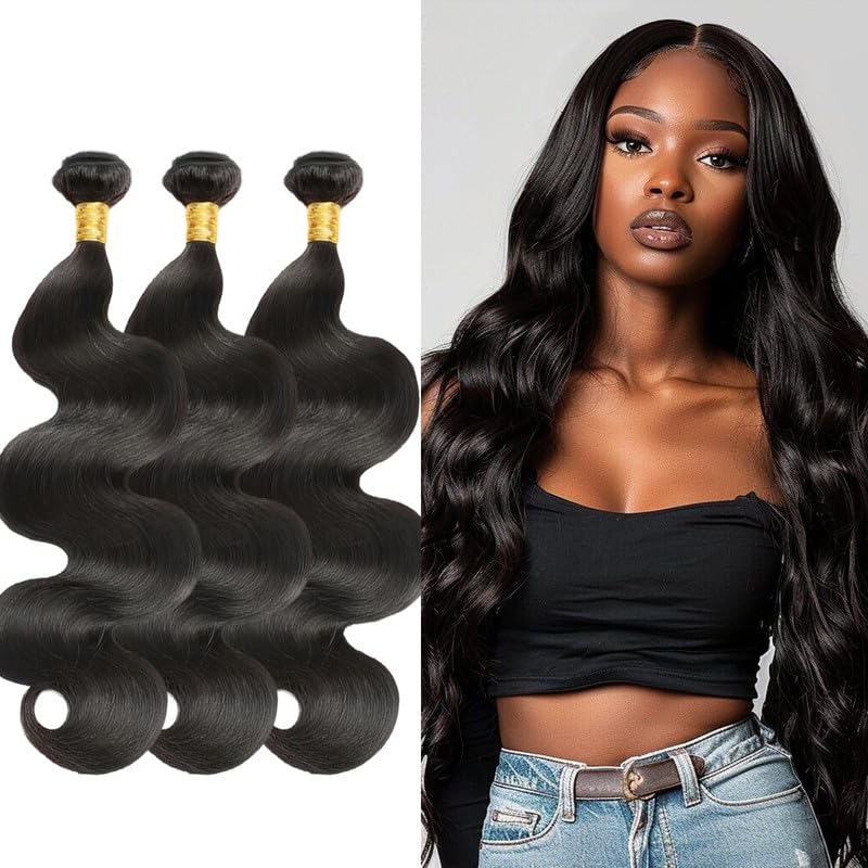 26 28 30inch Burgundy Bundles Human Hair 99J Body Wave Human Hair Bundles Brazilian Virgin Remy Hair Wine Red Hair Weave