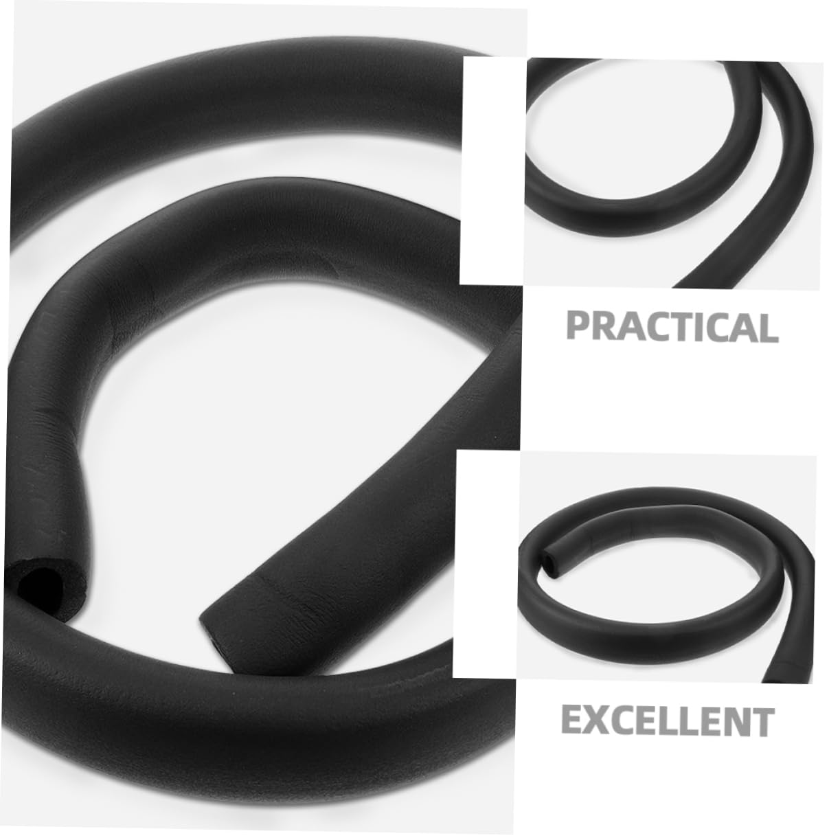 Artibetter 5piezas Tubo Aislante De Agua De Cubierta De Insulación Para Tuberías De Aire Acondicionado Protección Térmica Flexible y Resistente Al Frío Para Instalaciones Exteriores