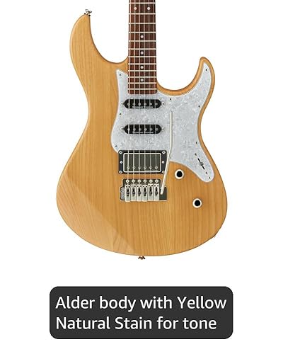 Amazon.com: Yamaha Pacifica PAC612VIIX Electric Guitar; Yellow