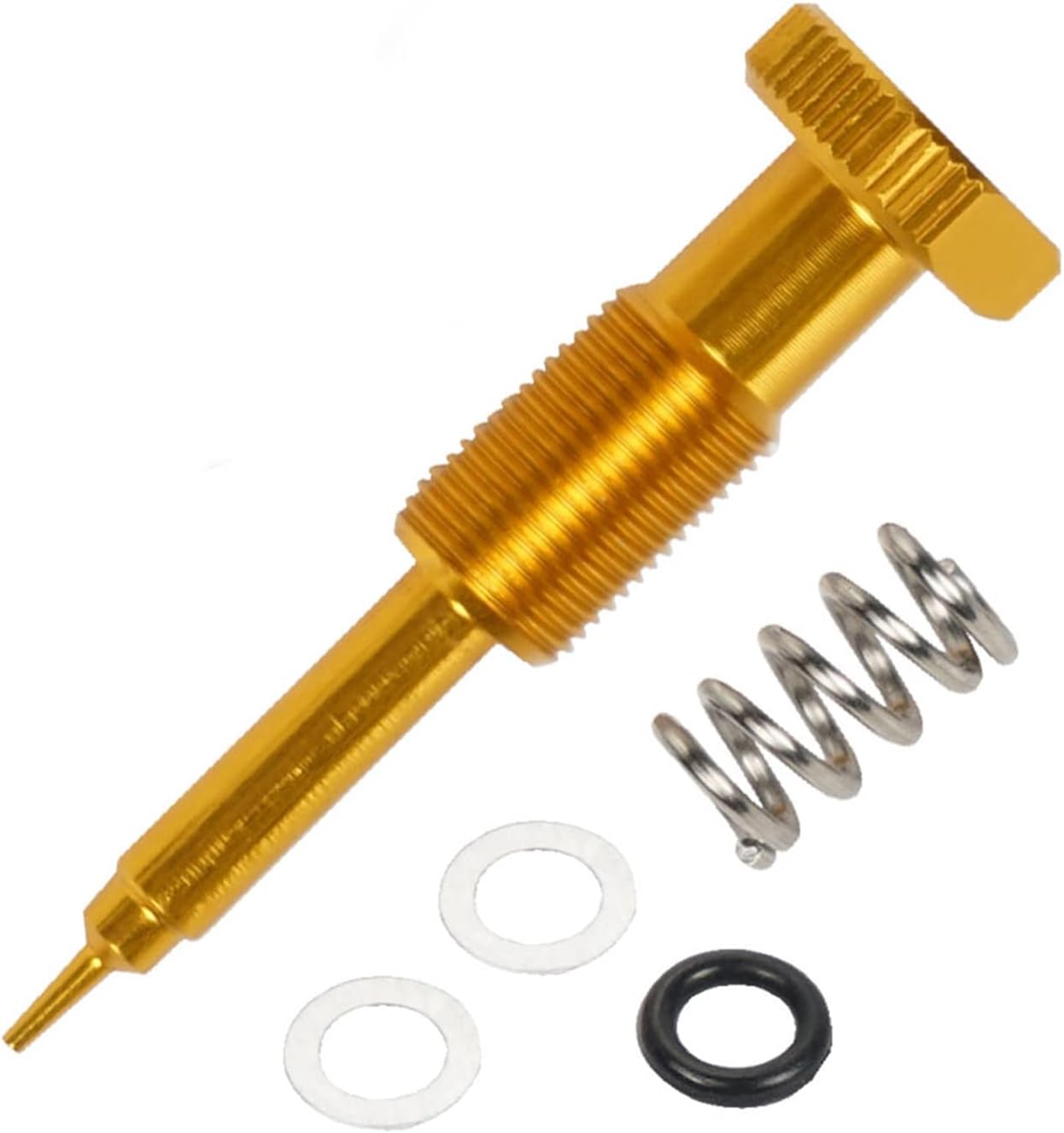 Air/Fuel Mixture Screw Adjuster Compatible with MIKUNI BSR BS CVR CV Carburetor Replace Suzuki DRZ400S DRZ400SM,Gold