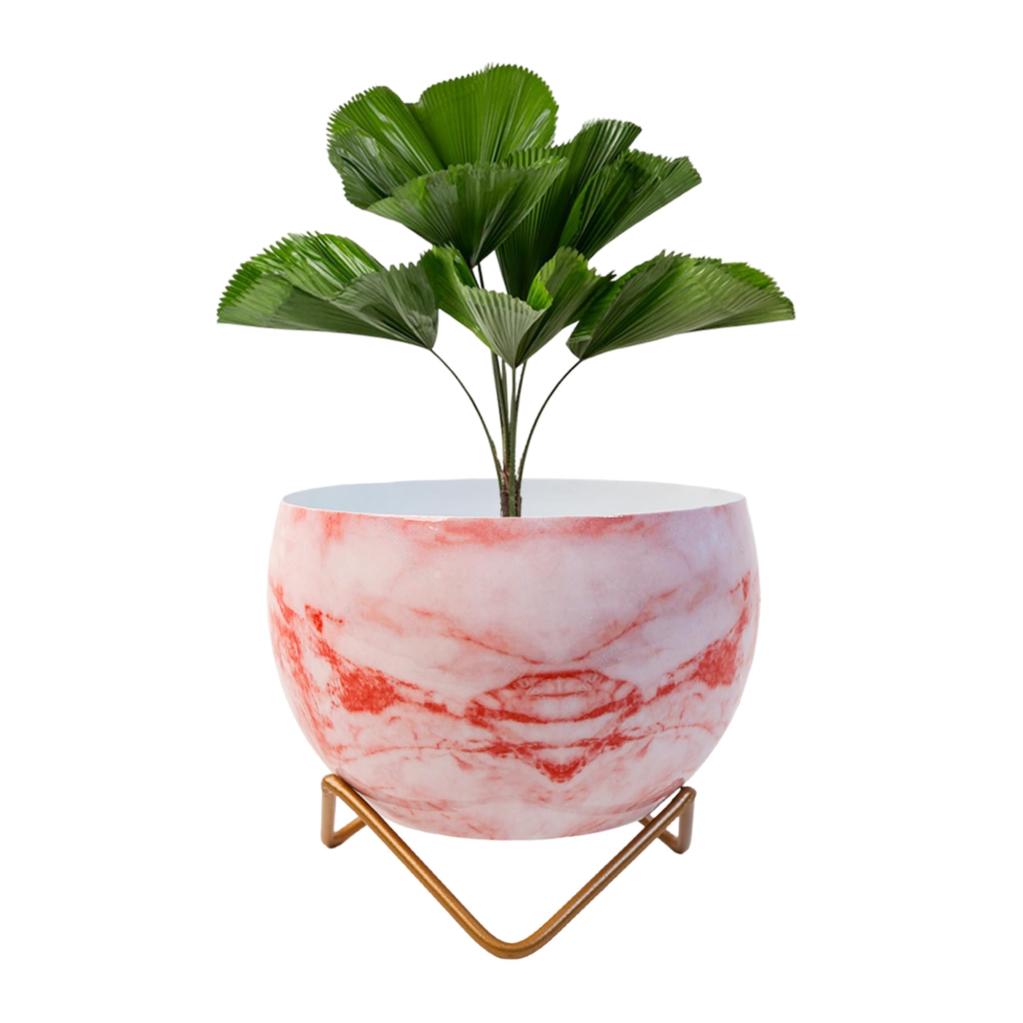 Metal Flower Vase Planter - Elegant Home Décor -17