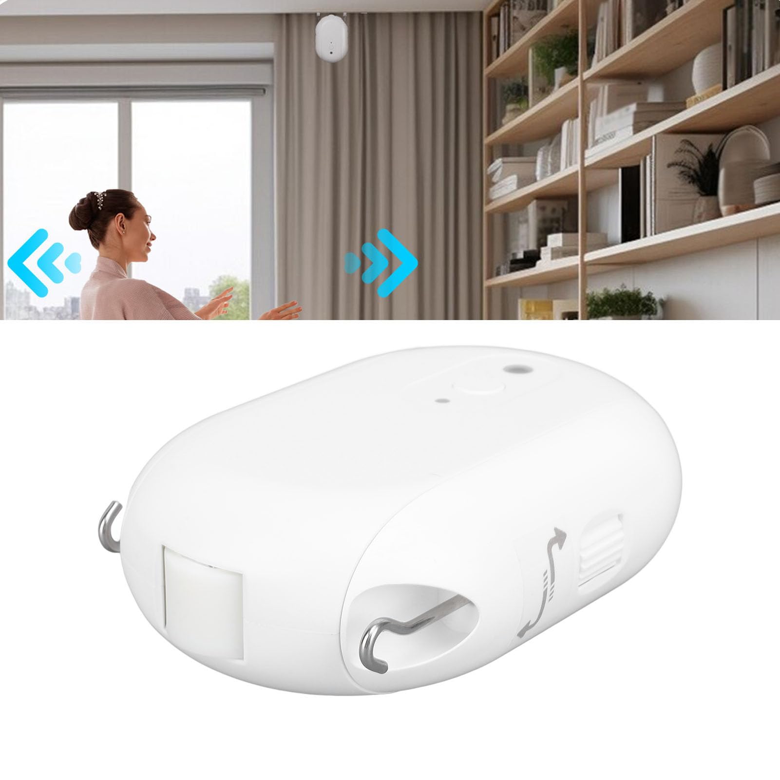 CHICIRIS Advanced Smart Curtain Opener for Easy Remote Control and Light