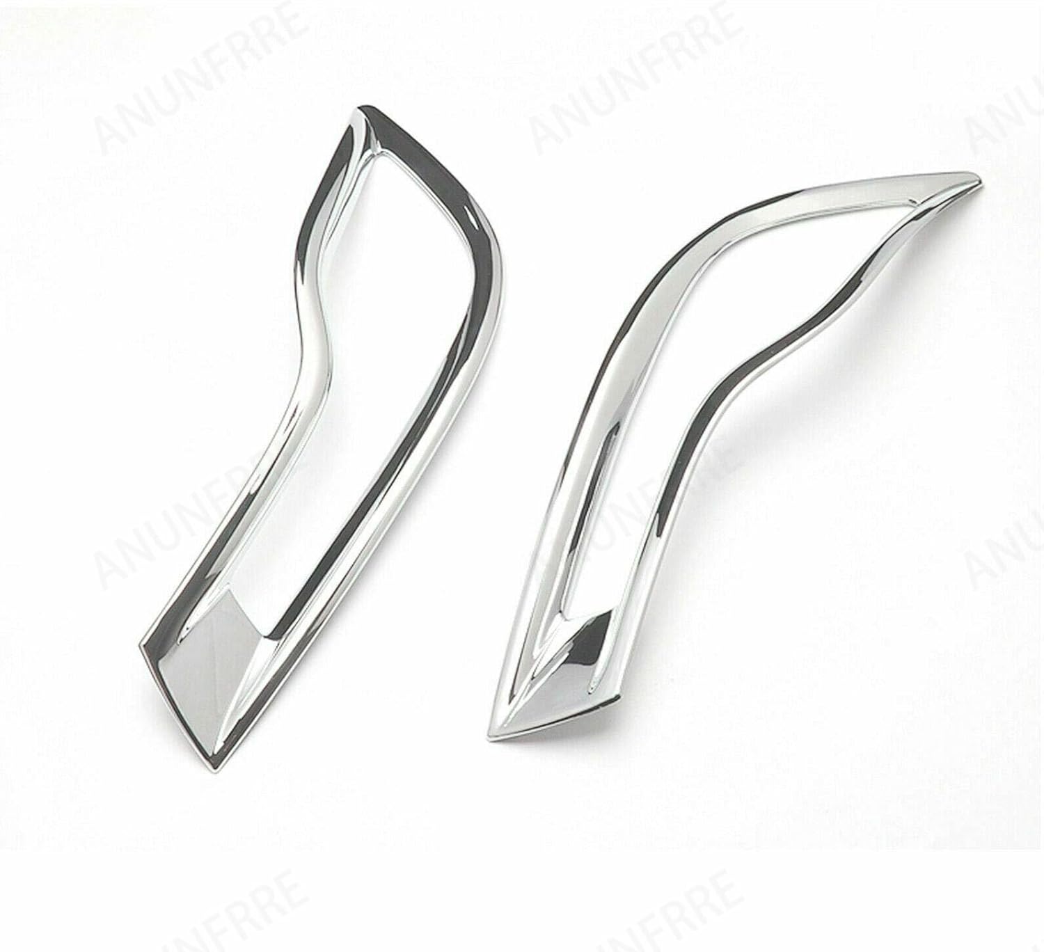 Car Accessories Fit For honda CRV CR-V 2017 2018 2019 ABS Chrome Exterior Rear Fog Light Lamp Cover Trim 2PCS Set