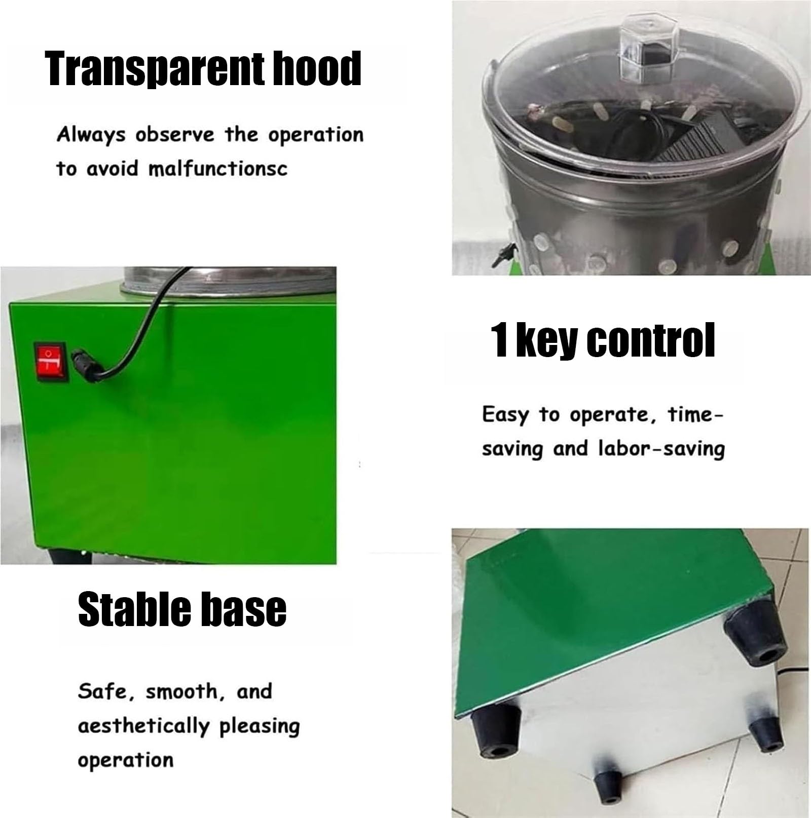 Desplumadora automática de pollos, de alta eficiencia, for aves de corral, pato, pavo y codorniz.