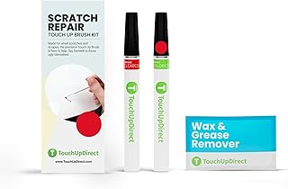 TouchUpDirect PQ Race Red Compatible with Ford Exact Match Scratch Repair Touch Up Paint - Brush Kit
