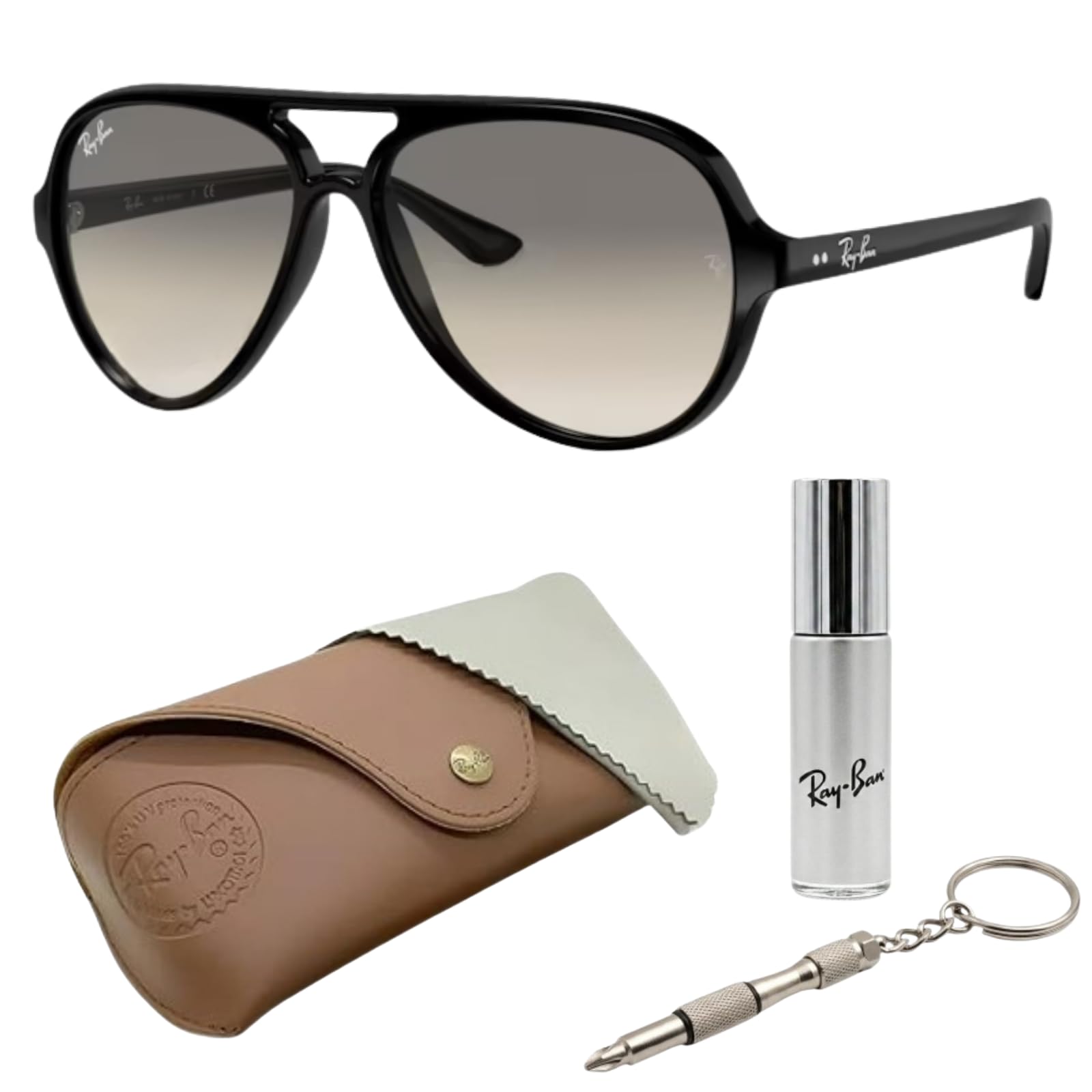 Ray-Ban RB4125 Cats 5000　レイバン Ray-Ban RB4125 CATS 5000 Óculos de sol clássicos em forma de