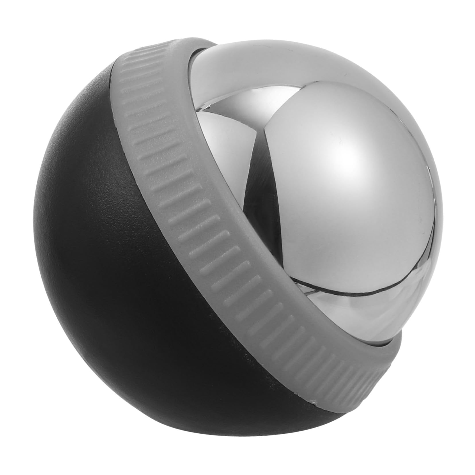 Edelstahl Massageball 1stück Schwarz für Workout und Beauty