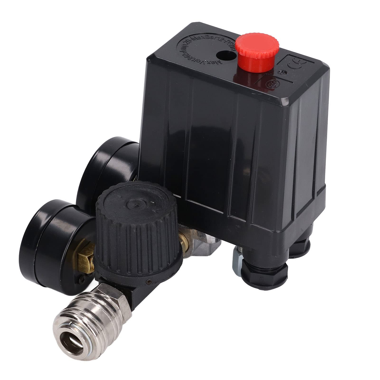 Interruptor de Presión, Válvula de Compresor de Aire de 4 Agujeros 90-120PSI 220V 380V para Reemplazo