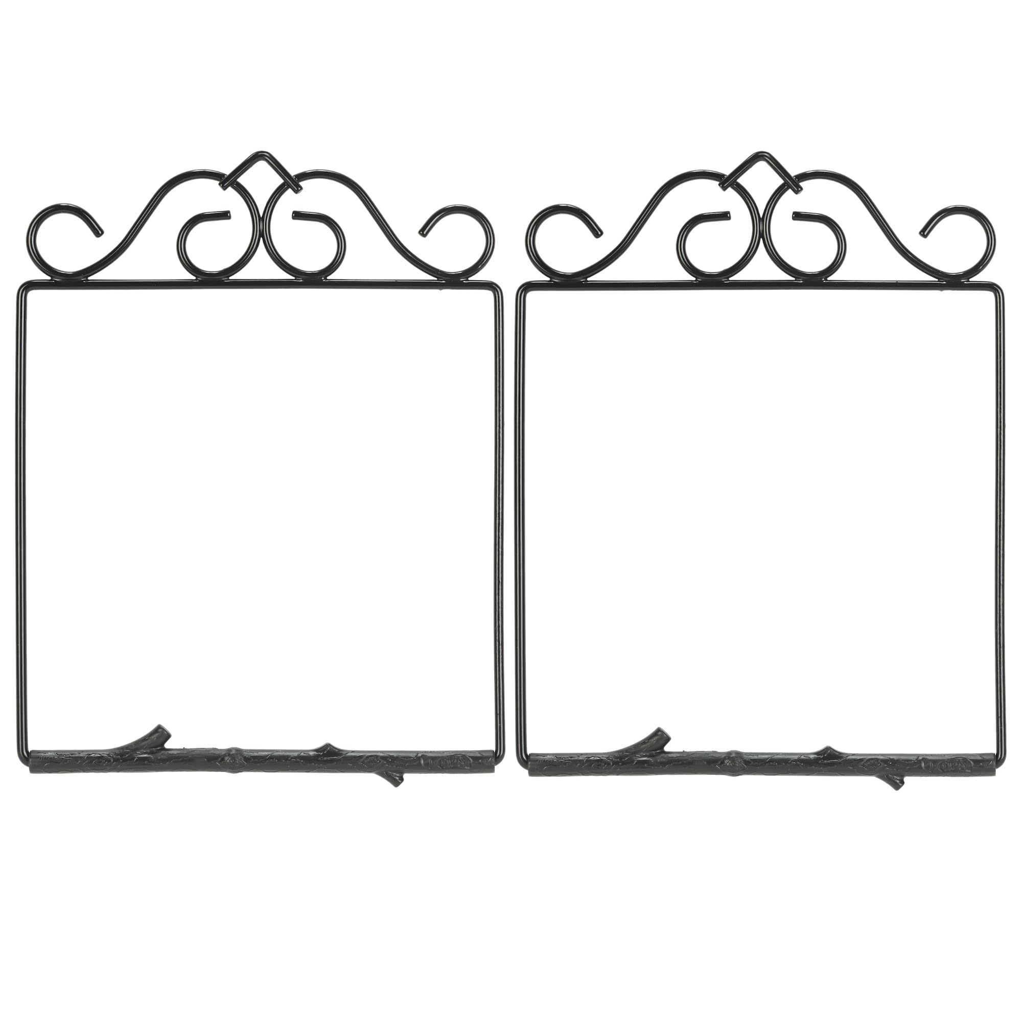 Pop's Birding Hummingbird Swing, USA Made Original Charm Humming Bird Swing for Outdoors (Original (Onyx), 2 Pack)