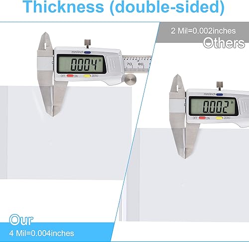 Miniatura 3 de 200 bolsas de celofán, bolsas de celofán de 5 x 7 pulgadas y 2.8 mils para embalaje, bolsas de celofán autoadhesivas, bolsas pequeñas de plástico