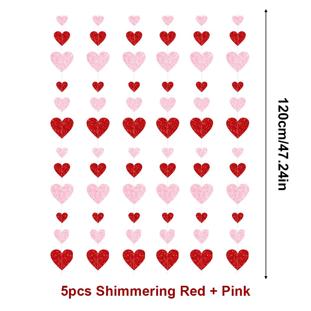 Heart Garland Hanging Decor - Image 2