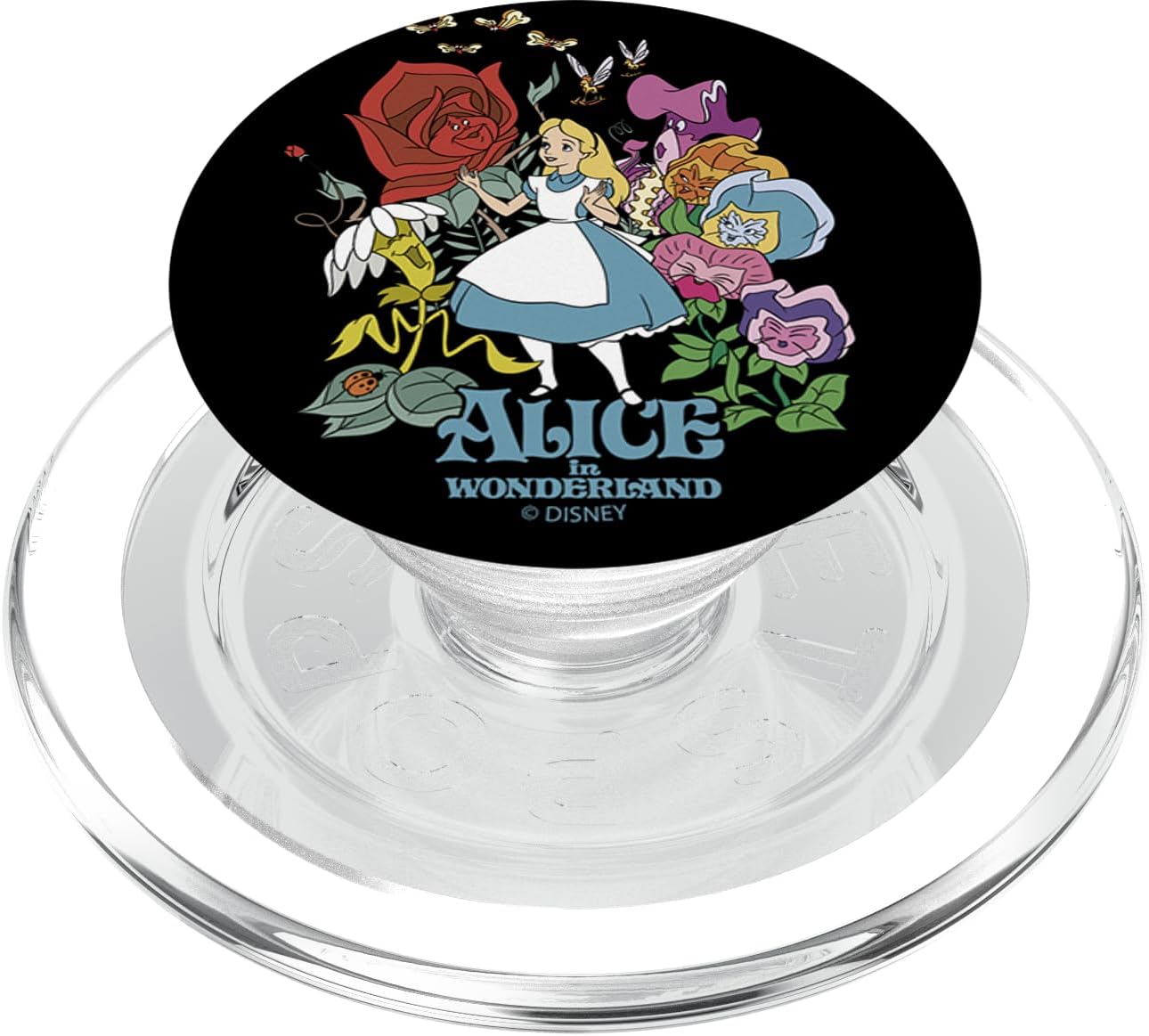 Disney Alice In Wonderland Flower Love PopSockets PopGrip for MagSafe