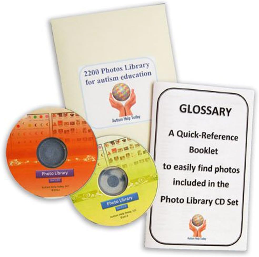 2200 Photos Collection for Autism Education - Compatible with PECS picture exchange communication system, ABA (Applied Behavior Analysis), language builder for autistic kids and adults