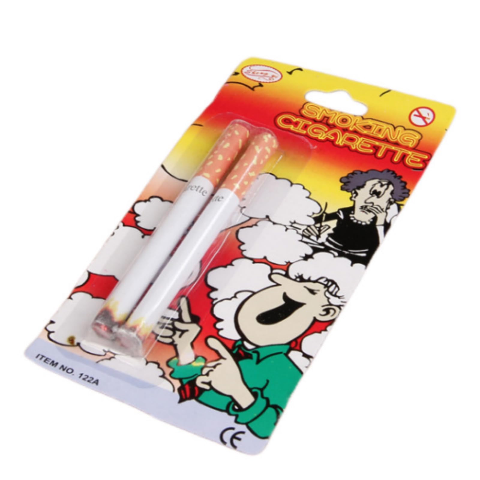 6 Packs - 12 Cigarettes-Carded (3.5) Realistic Looking Fake Stage Cig