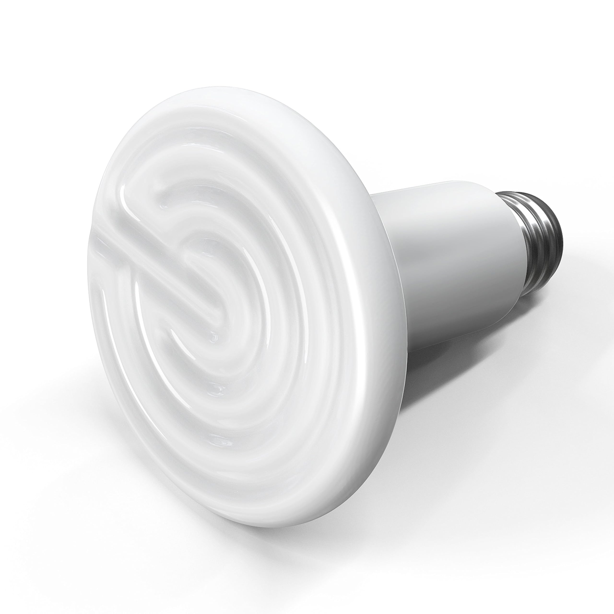 YSSOA 150W Ceramic Heat Emitter, Reptile Heat Bulbs, Ceramic Heat Lamp for Reptiles, Amphibian, Chicken, Dog, Cat, 1 Pack, White