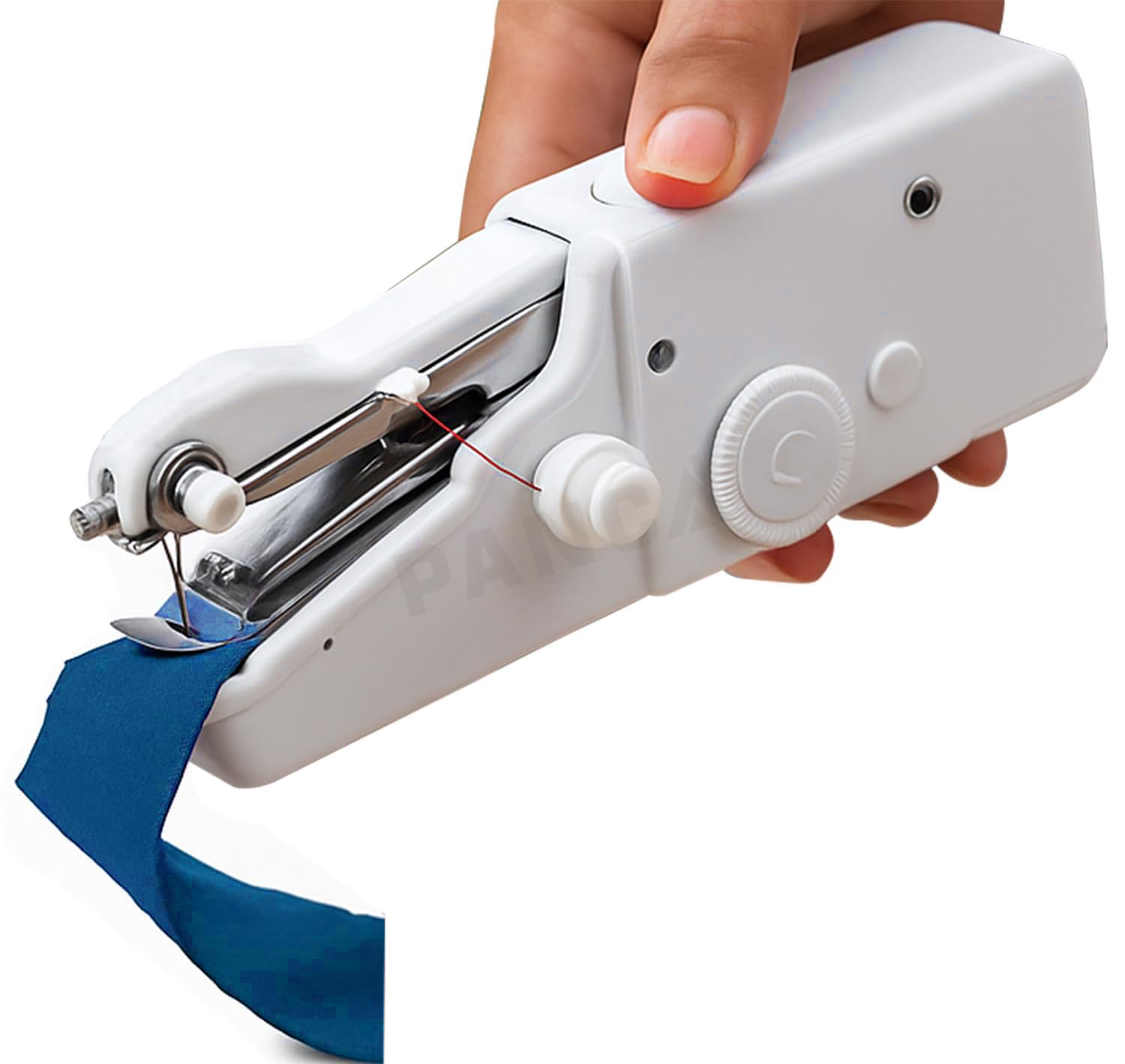 PANCA Handy Stitch Mini Sewing Machine | Portable Handheld Silai Machine for Quick Stitching & Clothes Repair | Lightweight Stapler Style Sewing Tool for Home & Travel Use