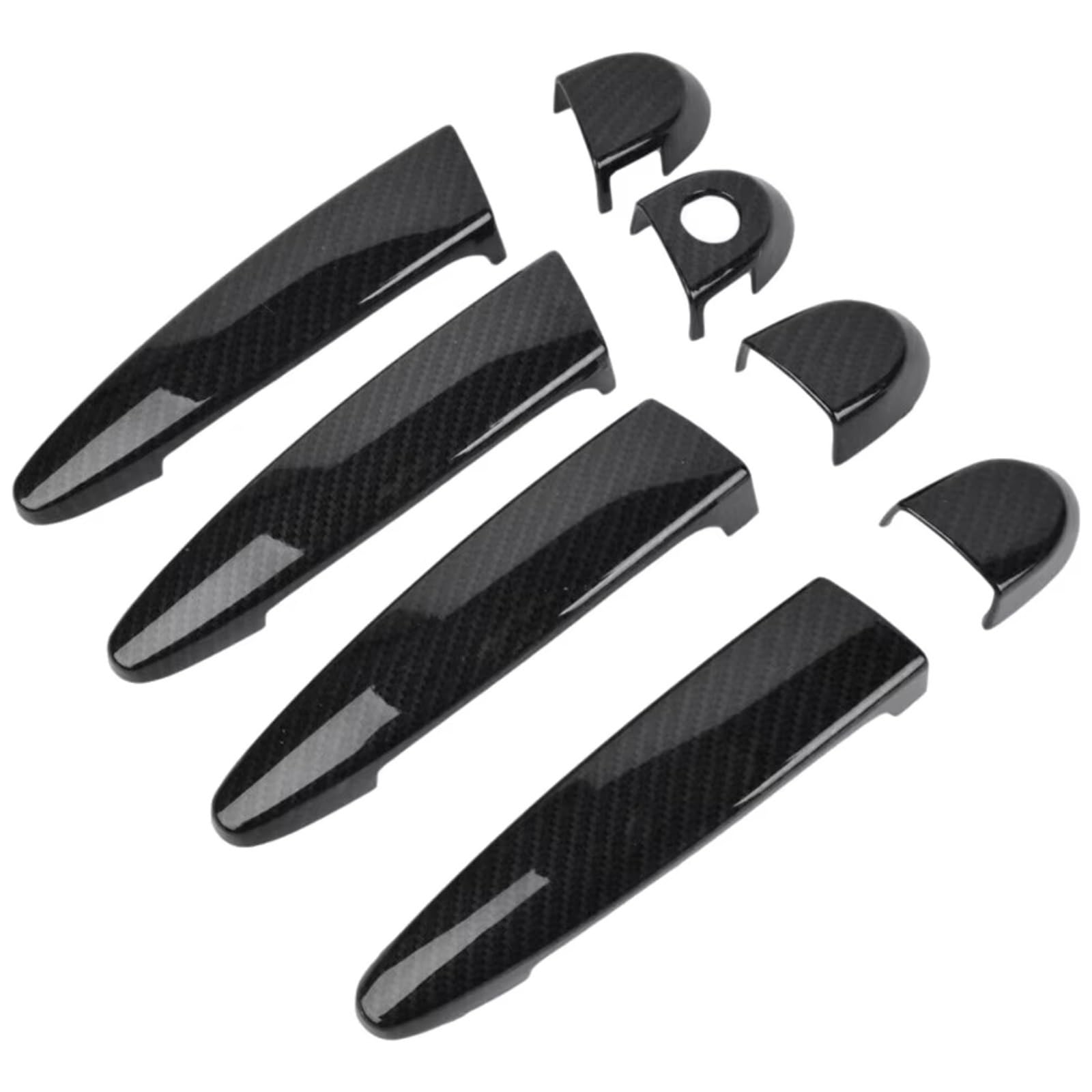 YMNHBIK Door Handle Cover Compatible with BMW X4 F26 2014-2017 for X5 2008 2009 2010 2011 2012 2013 Car Exterior Side Door Handle Cover Decoration Replacement