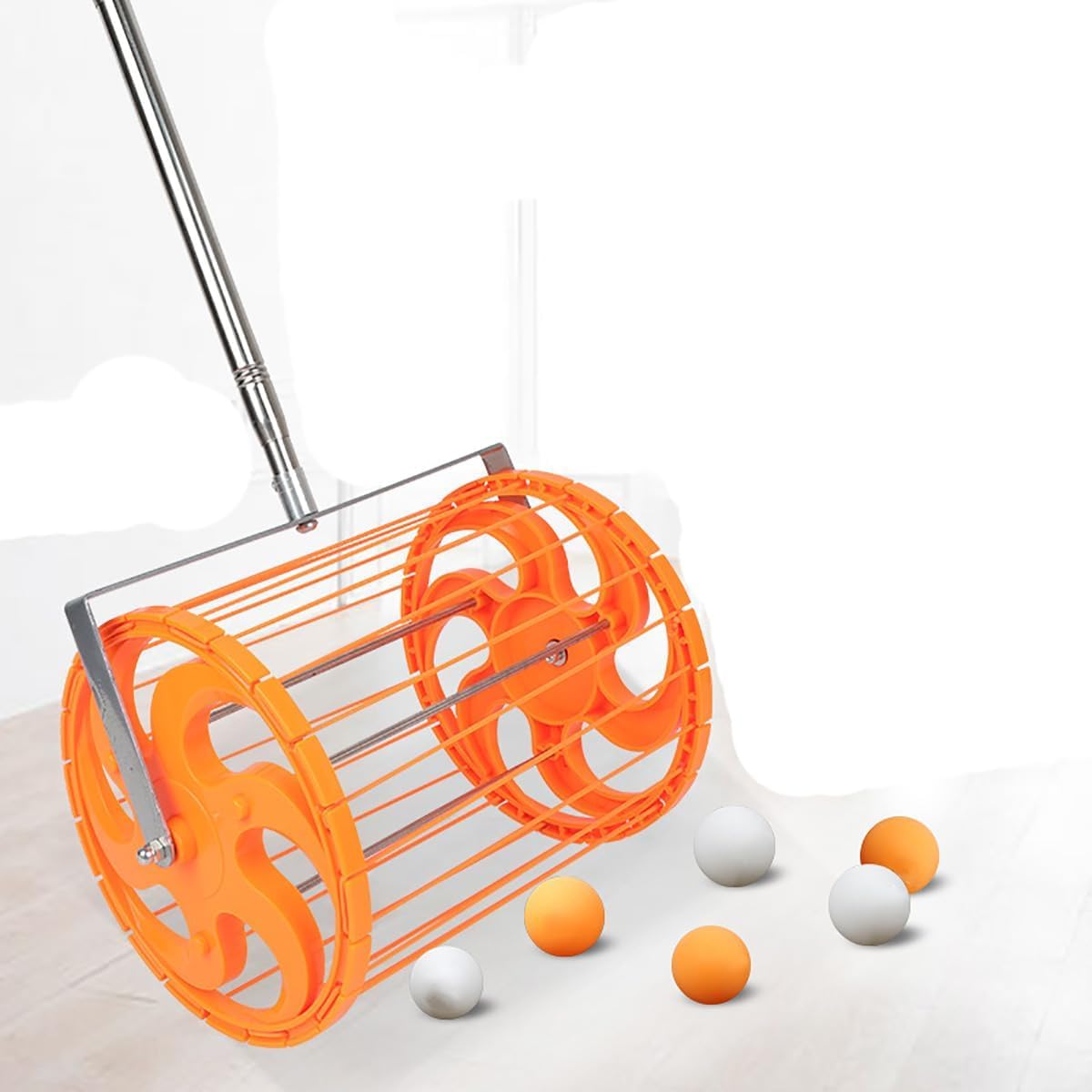 Raccoglitore automatico di palline da tennis, strumento portatile per riporre palline da tennis, adatto per campi da palestra,