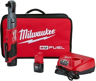 M12 FUEL 1/2" Ratchet with 2 Batteries and Charger Kit 2558-22