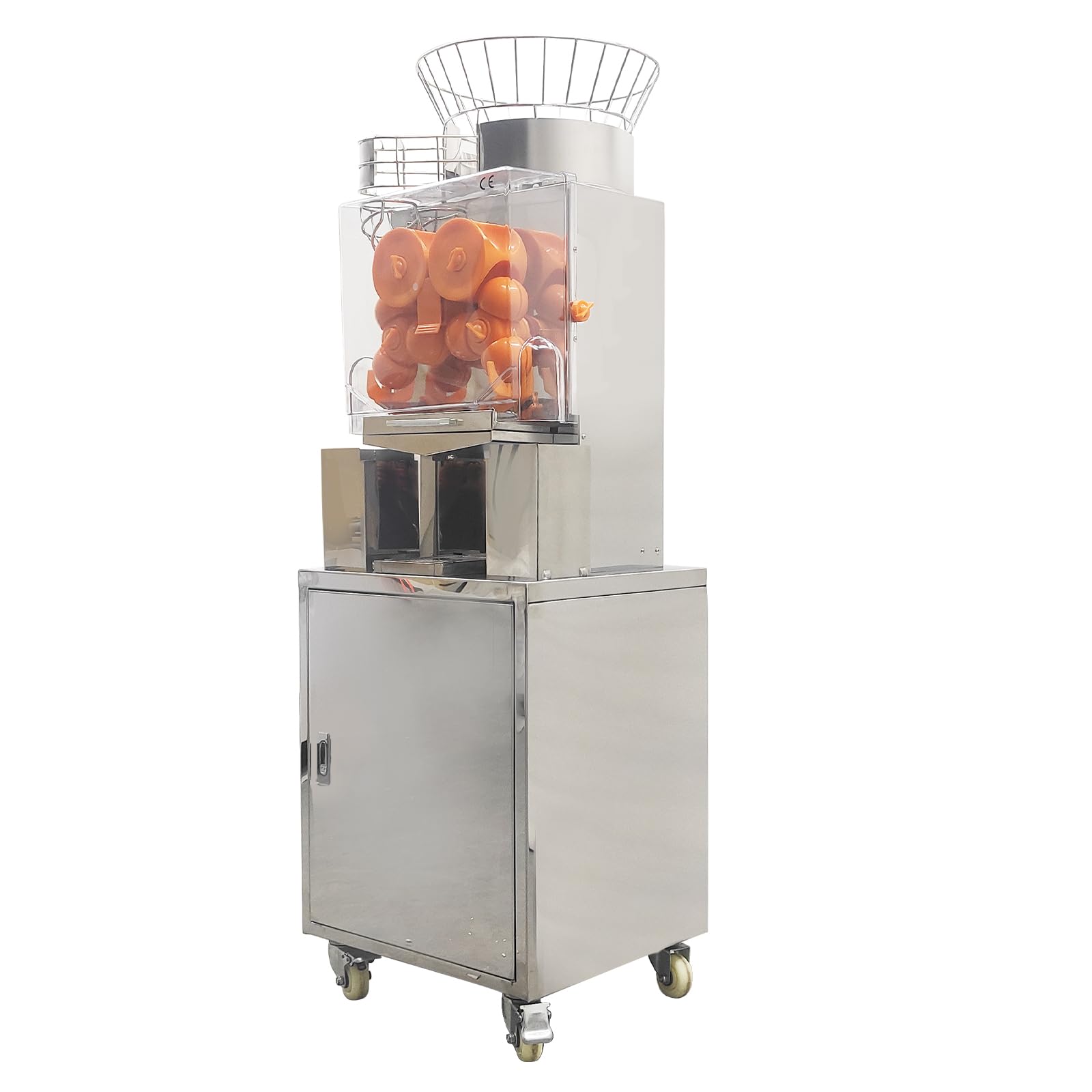 LGXEnzhuo 110V 120W Automatic Feeding Commercial Orange Juicer, 1.6