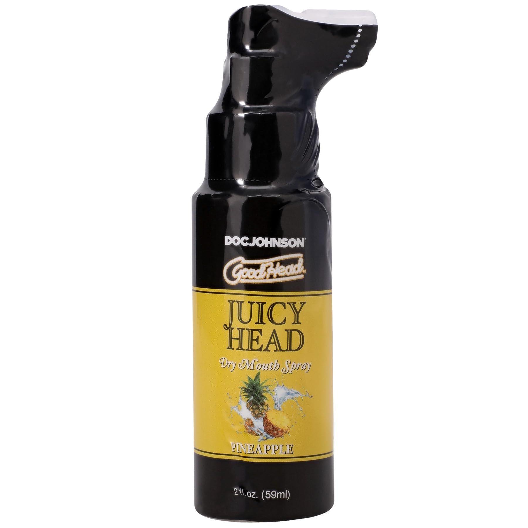GoodHead - Juicy Head - Dry Mouth Spray - Instantly Moisturize Your Mouth - Pineapple - 2 fl. oz. (59ml)