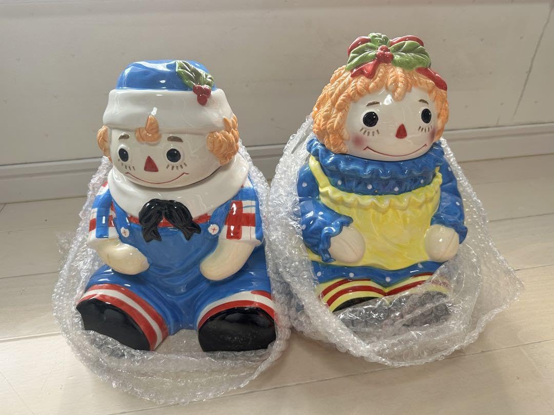 アン＆アンディ　陶器 オルゴールドール　ペア アン＆アンディ 陶器 オルゴールドール ペア