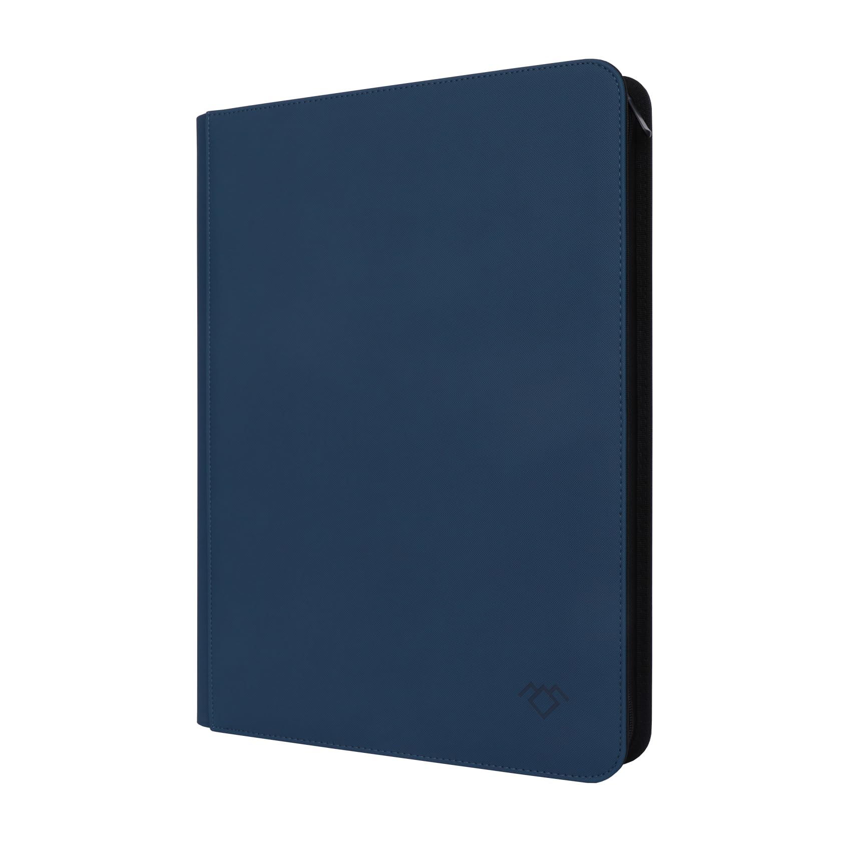 GrinOwl 16 Pocket Card Binder, Fits 1216 Trading Cards 1200+ Pockets Ringless Trading Card Album Folder for TCG (Blue)