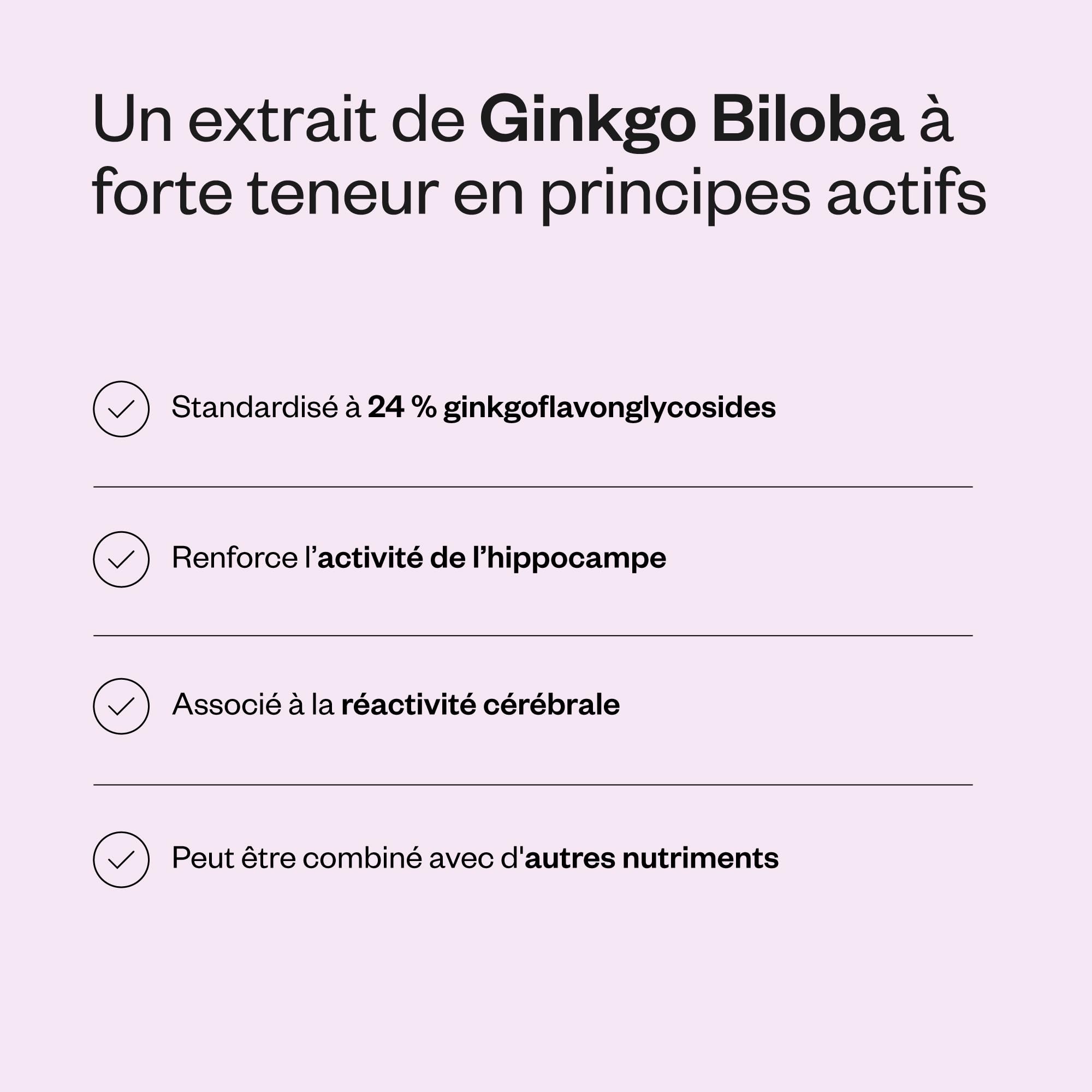 Ginkgo Biloba - Aide à Maintenir la Fonction Cognitive - SuperSmart | Standardisé à 24 % Ginkgoflavonglycosides et 6 % de Terpène Lactones - Contribue à la Santé de la Circulation Sanguine