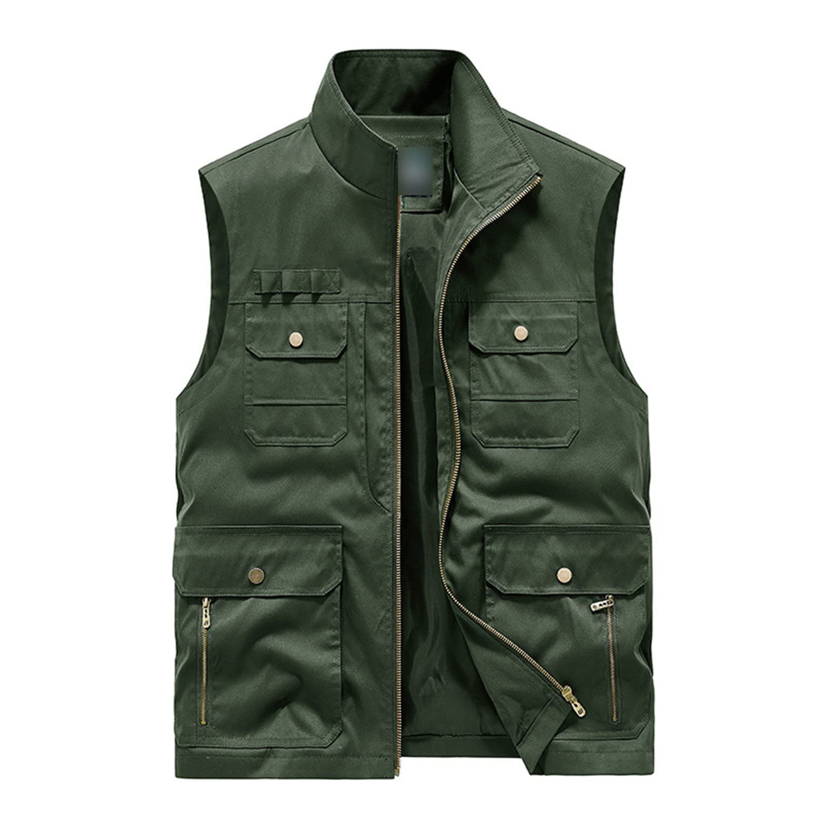 Chaleco De Ropa De Trabajo Para Hombre, Chaleco Para Exteriores Con Múltiples Bolsillos, Chaleco Táctico, Chaqueta De Montañismo Para Fotografía De Pesca
