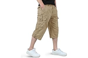 Versatile 3/4 Capri Pants for Men: Comfort and Functionality