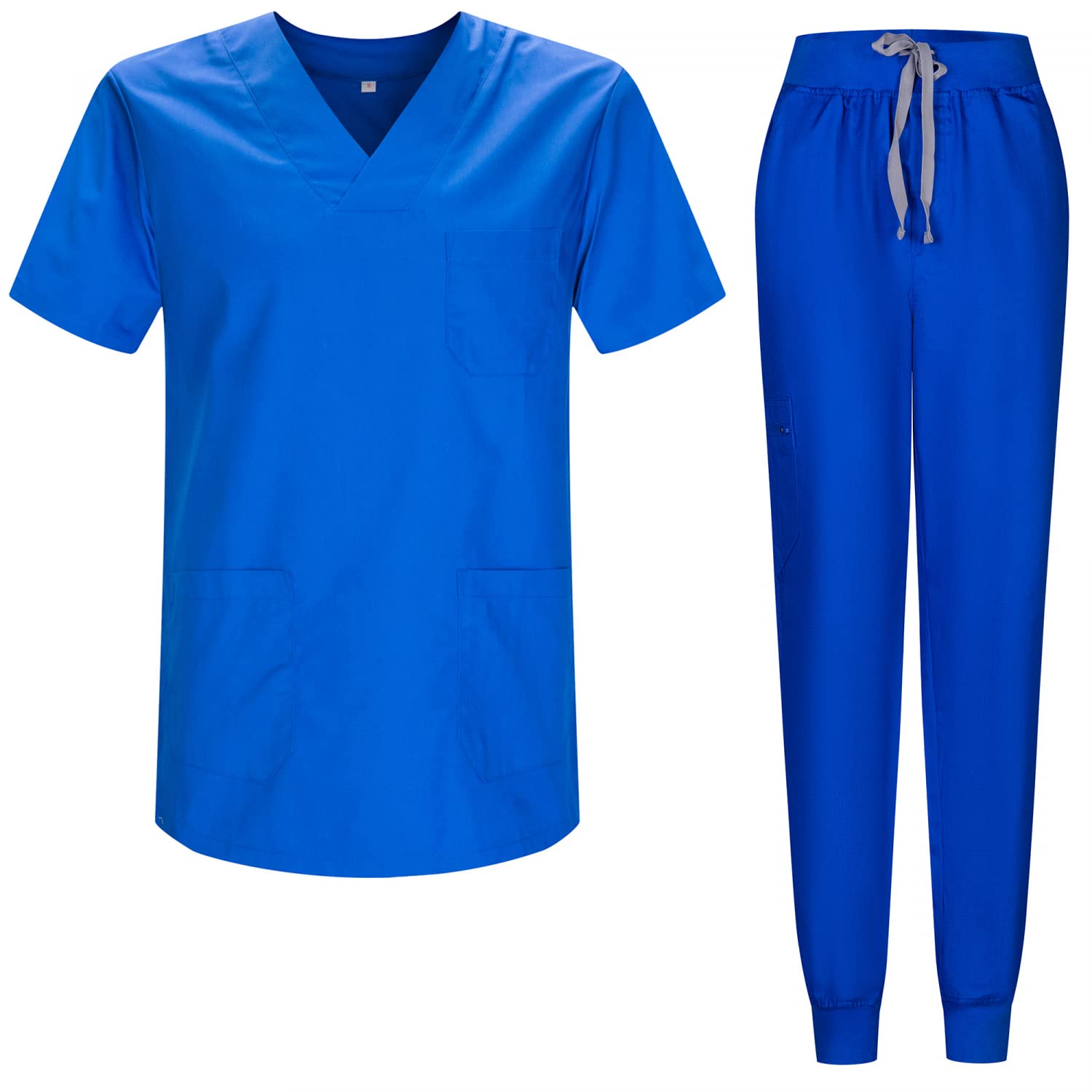 MISEMIYA - Unisex-Schrubb-Set - Medizinische Uniform mit Oberteil und Hose 817-8316