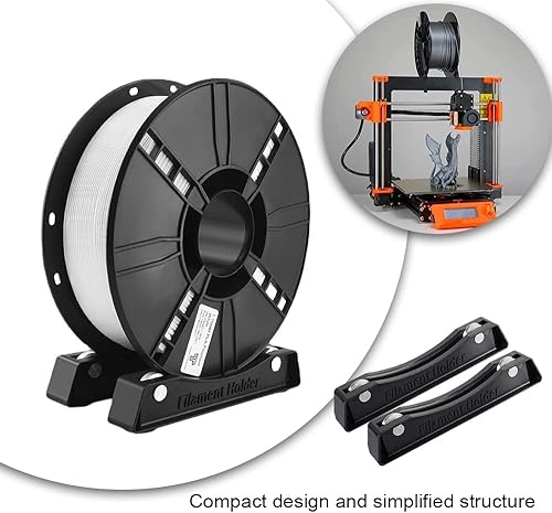 Miniatura 4 de Soporte de filamento para impresora 3D, soporte ajustable para carrete de impresora 3D, soportes duraderos para materiales de impresión 3D, 2