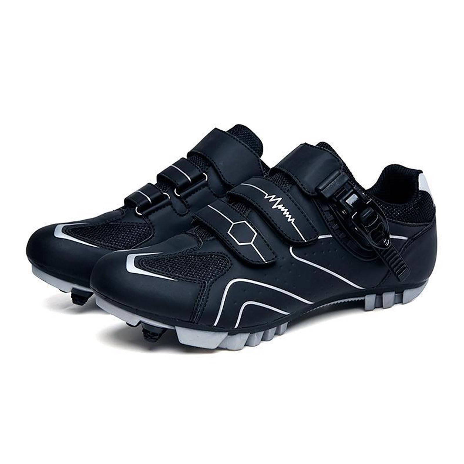 Scarpe Ciclismo Strada Uomo,Scarpe Ciclismo,Scarpe da Bicicletta,Scarpe da Bicicletta Antiscivolo,Scarpe da Bicicletta Traspiranti,Adatto per la Guida Indoor e per la Guida Outdoor.
