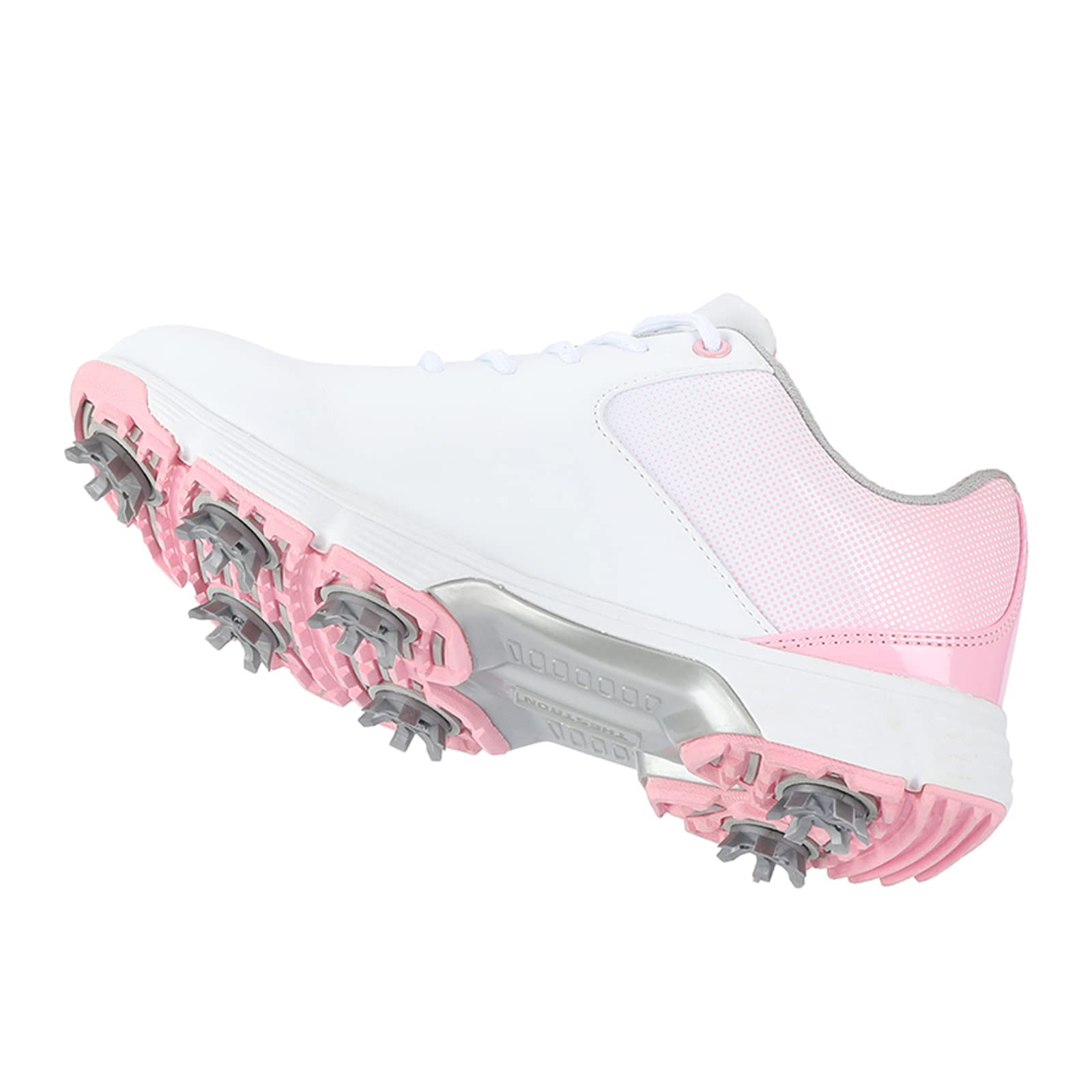 Femmes Chaussures Golf, Bottes Golf Super Stables avec Pointes, Chaussures De Course Légères Et Respirantes Classiques, Baskets De Sport De Golf à Lacets Imperméables Professionnelles