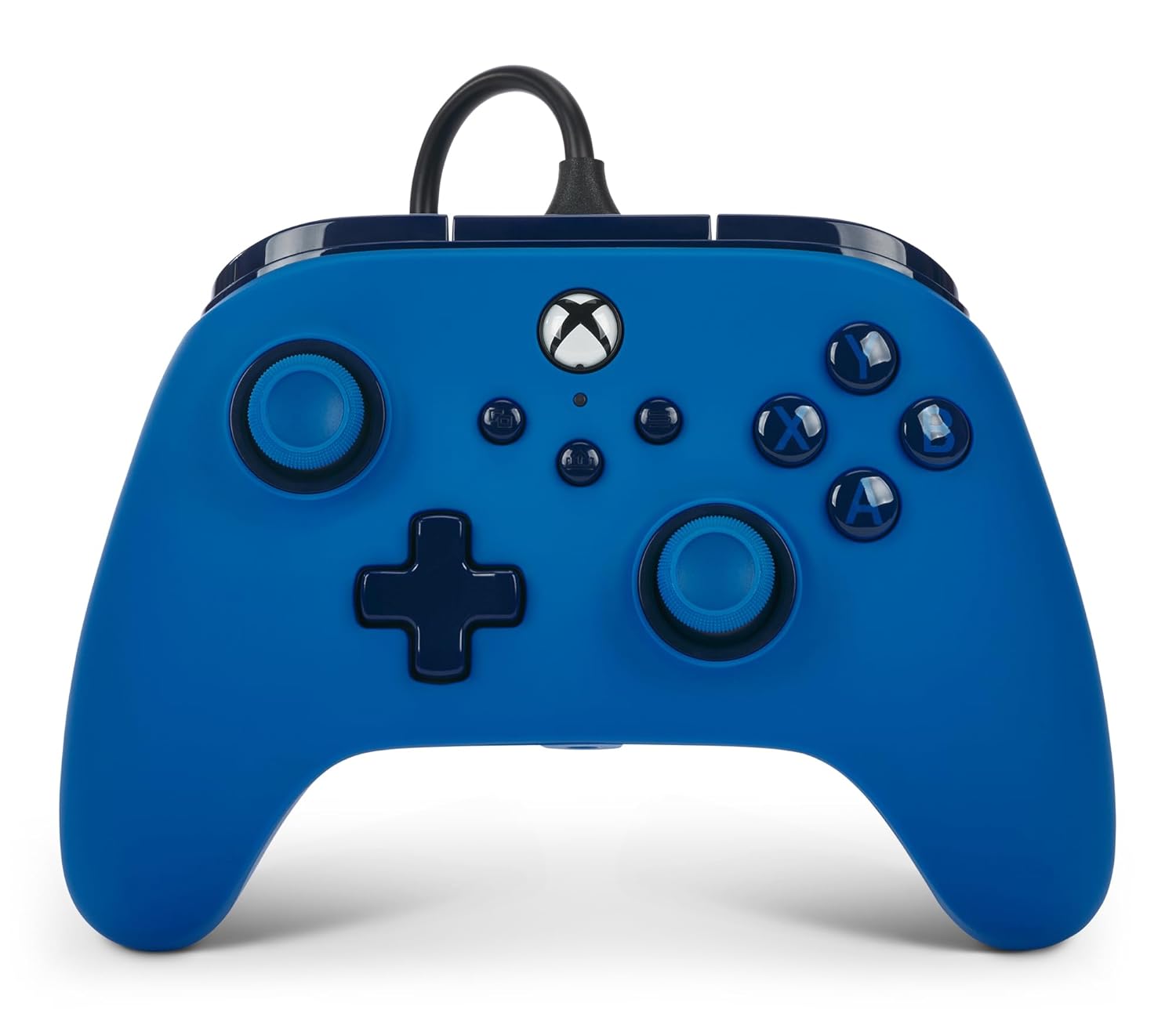 Product image of PowerA Advantage Wired Controller for Xbox Series X|S - Blue, Xbox Controller with Detachable 10ft USB-C Cable, Mappable Buttons, Trigger Locks and Rumble Motors, Officially Licensed for Xbox