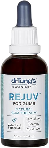 drTung's REJUV para encías - Fórmula natural para encías saludables, 24 hierbas y botánicos, 1.7 onzas
