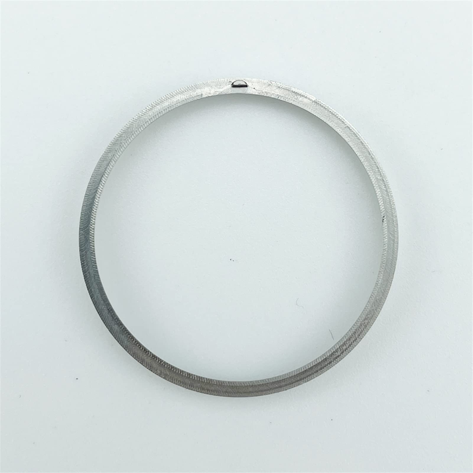 Kit d'outils de réparation de Montres SKX007/SKX011/SKX171/SRPD, Anneau de chapitre, Finition brossée, Acier Inoxydable, Argent Non marqué