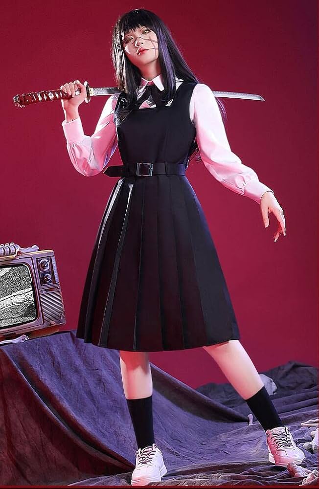 Amazon.co.jp: [エアーズCOS] チェンソーマン 三鷹アサ 制服 コスプレ