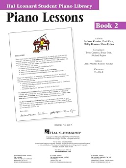 Piano Lessons Book 2 Hal Leonard Student Piano Library | Beginner Piano Method with Step-by-Step Lessons, Theory, and Exercises | Educational Sheet Music for Kids and Adults