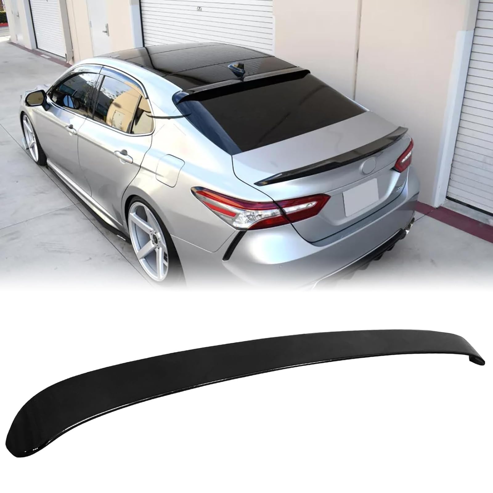 Photo 1 of DIBON AUTO Glossy Black Rear Window Roof Spoiler for Toyota Camry 2018-2024