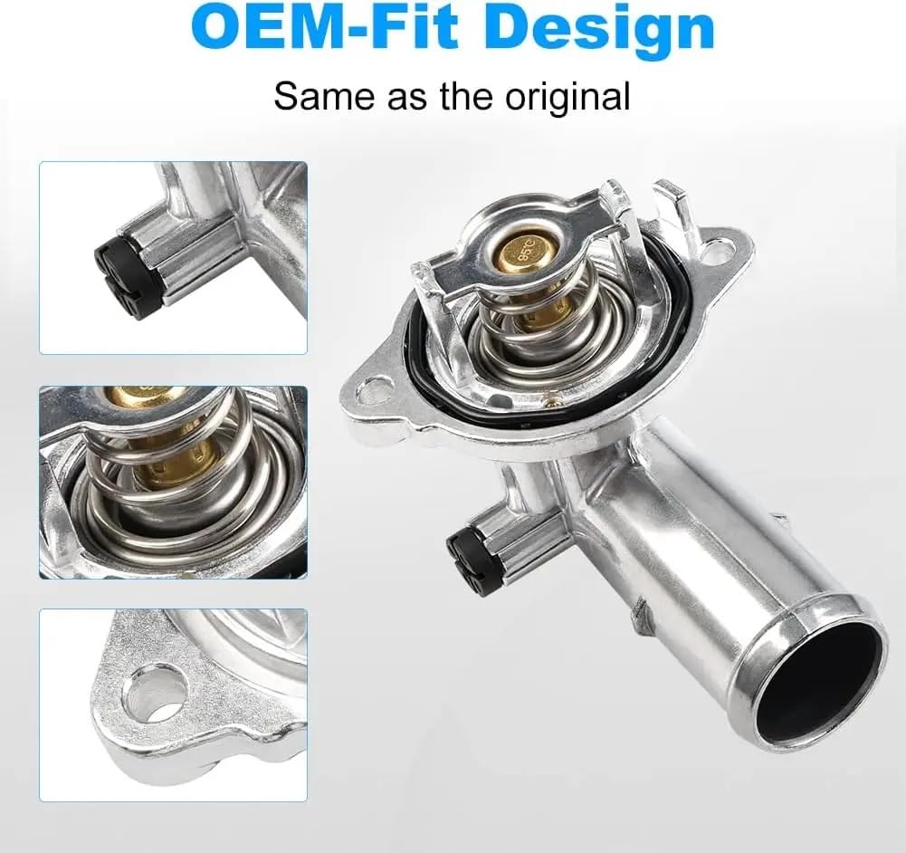 Zespół obudowy termostatu silnika 5184651AG Pasuje do Jeep Wrangler JK 2018 Grand Cherokee 2011-2020 Dodge Durango 2011-2015 Płyn chłodzący