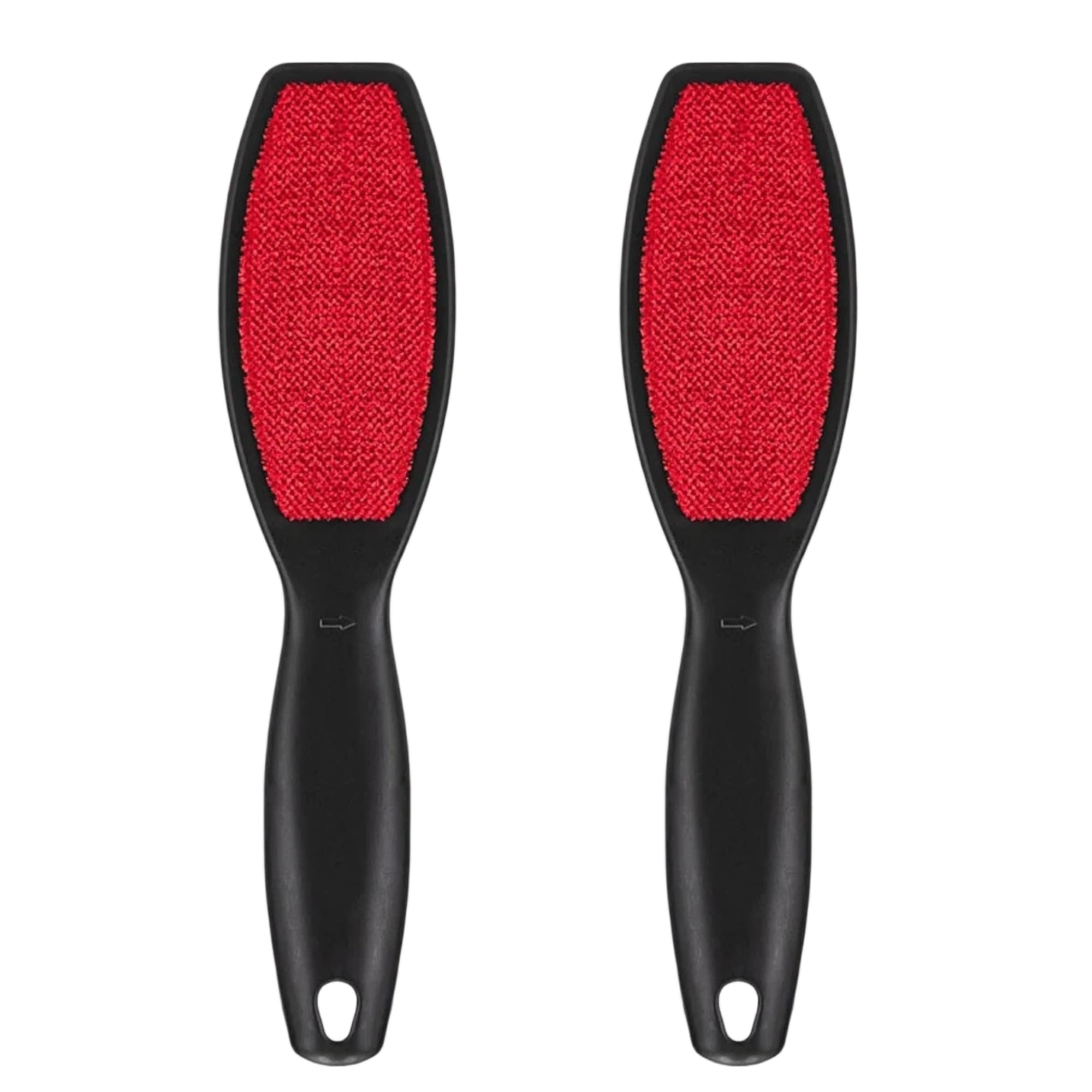 2 Pack Clothes Brush Set, Double-Sided Lint Brush for Pet Hair Removal, Fabric Cleaner for Clothes, Upholstery, Coats & Furniture, Reusable Portable Lint Remover for Home & Travel