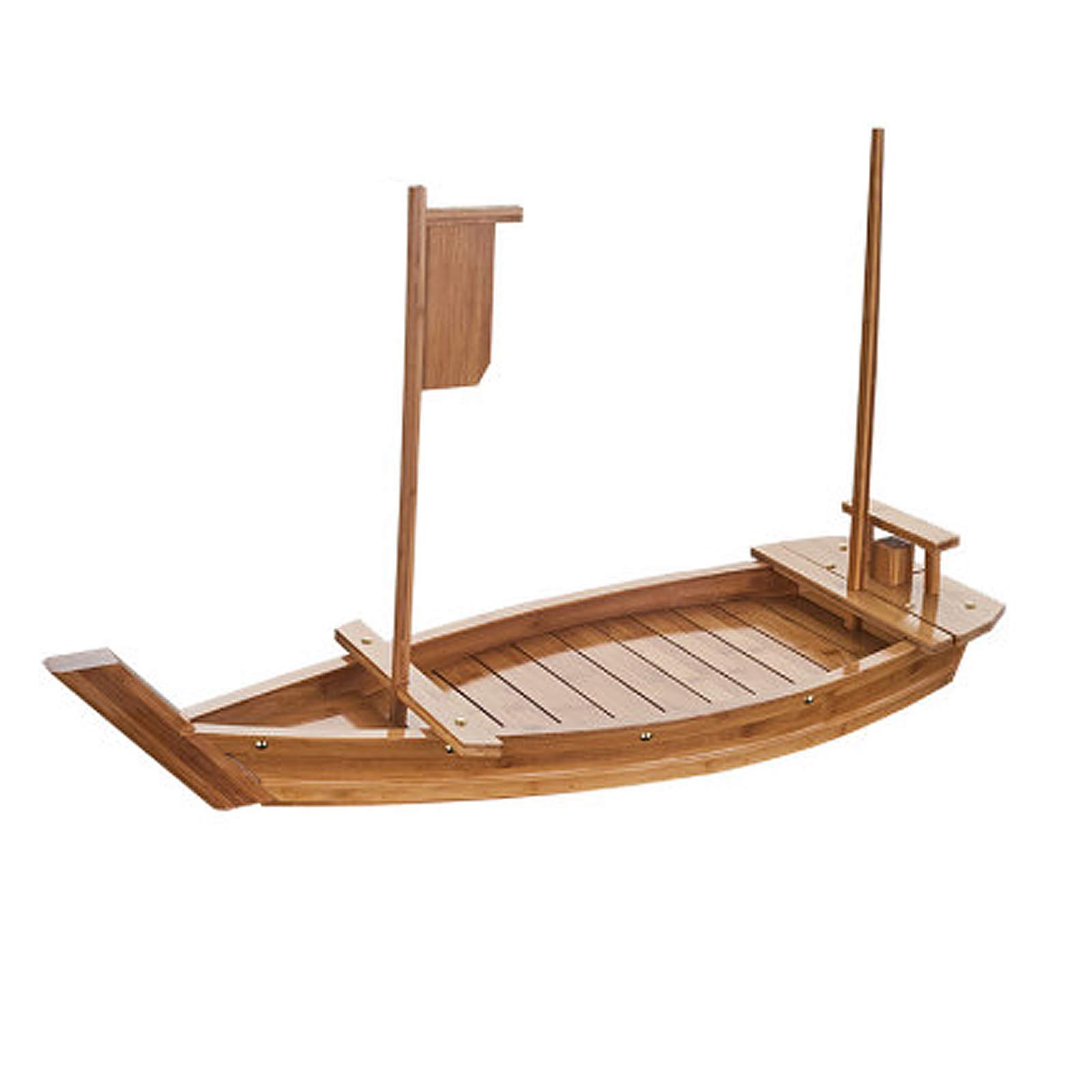 Plateau à Sushi Japonais en Bambou Naturel, Assiette en Bois pour Restaurant ou Usage Domestique, présentoir en Bois Poli à la Main (6 Tailles), 70 cm