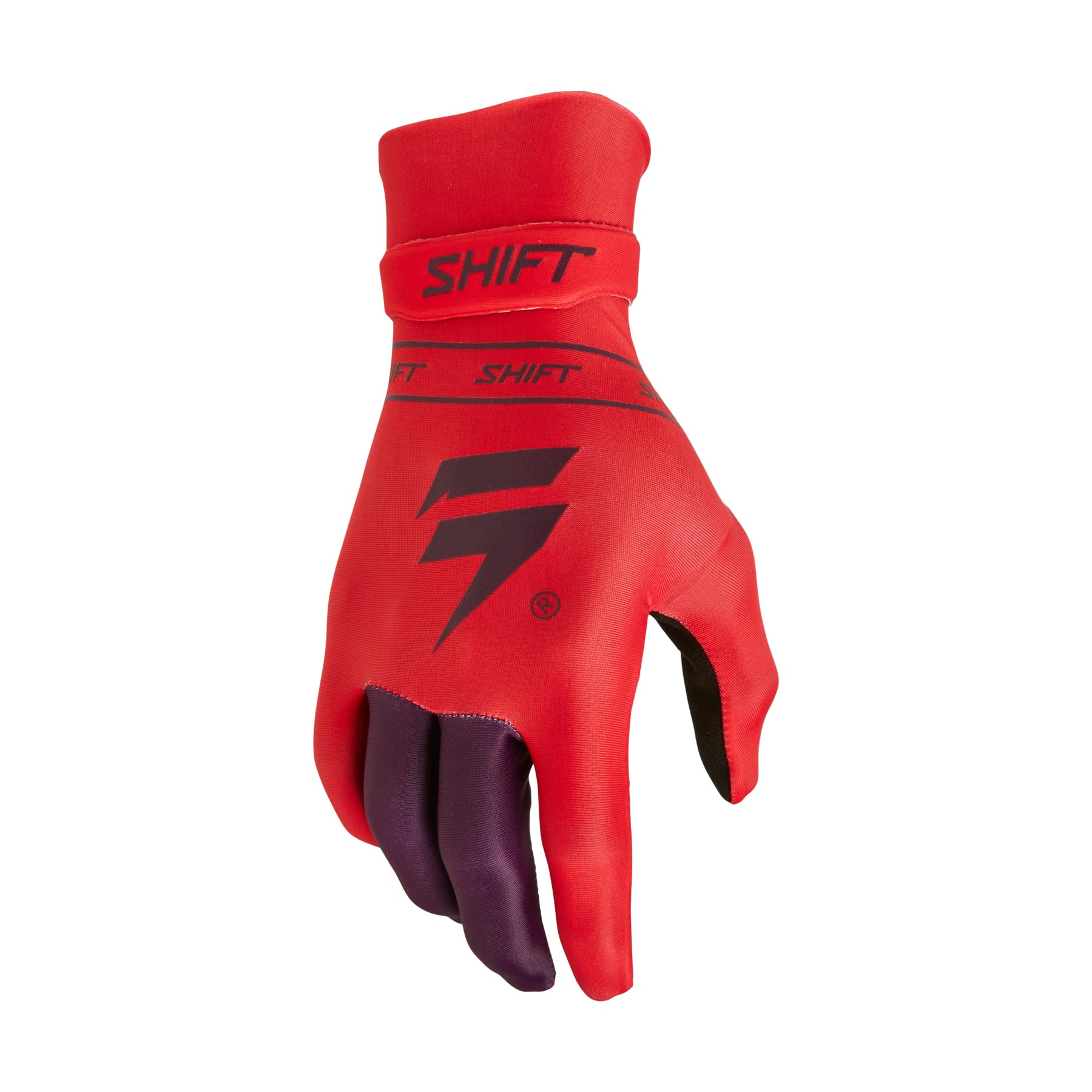 Shift MX Youth Black Label Pro Dirt Bike MX Motocross Offroad ATV Gloves Qwik Flo Red YS