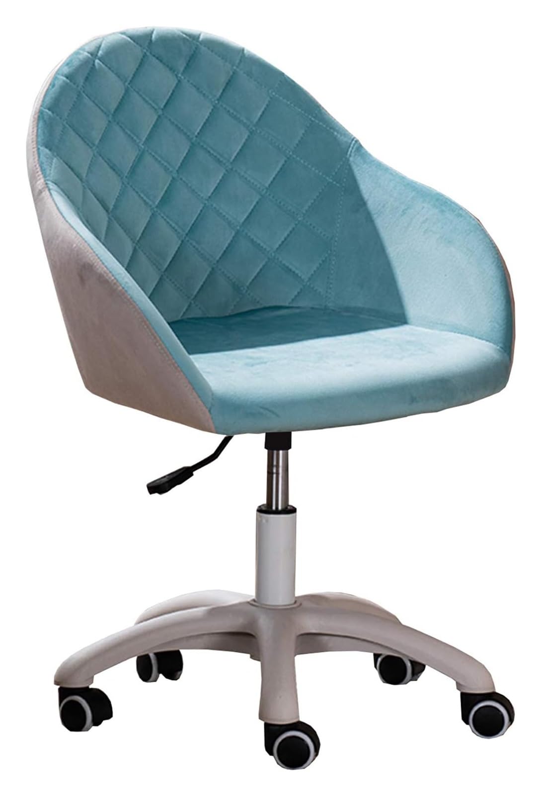 Chaise d'ordinateur en velours pour chambre à coucher et bureau design LWX