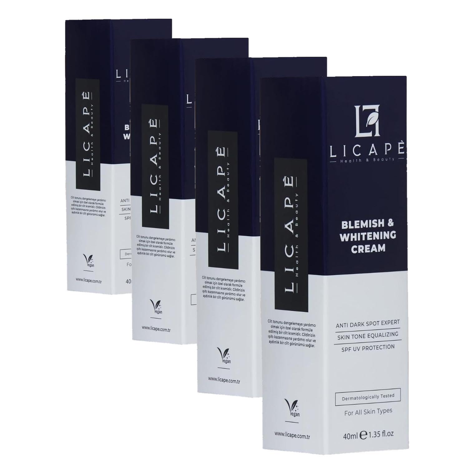 Leke Kremi Ve Cilt Beyazlatıcı Krem 40ml (4 paketi)