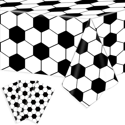 Miniatura 8 de Kesfey Manteles de feliz cumpleaños, paquete de 3 manteles de cumpleaños azul marino y plateado de 54 x 108 pulgadas, estampado de fuegos