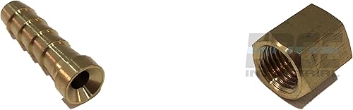 Miniatura 2 de 14" ID de manguera a 14" 45 hembra SAE Flare latón conector giratorio combustibleaireaguaaceitegasWOG (cantidad 01)